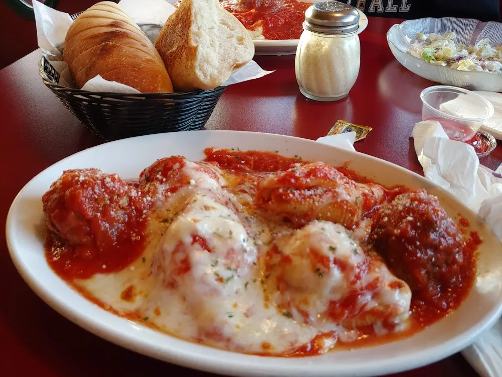 Stuffed Shells and Meatballs